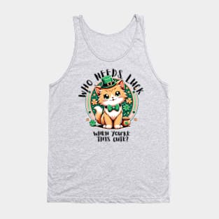 Who needs luck when you're this cute? Tank Top